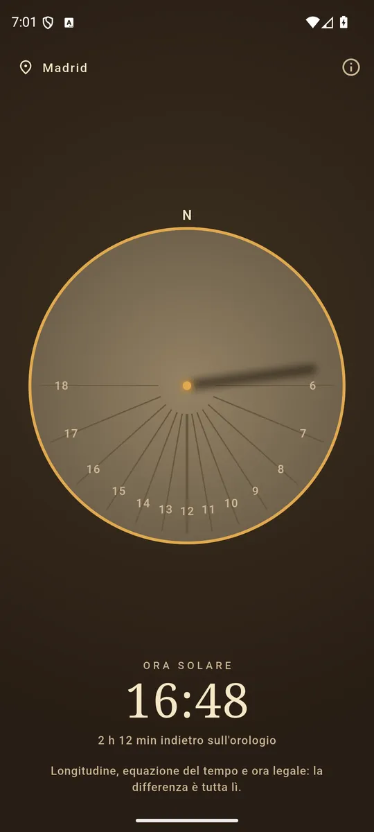 La differenza fra l’ora solare e l’ora dell’orologio, con le tre cause.